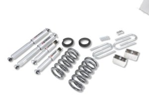 Chevrolet S15 Suspension Lower Kit - Front + Rear - Belltech - With Street Performance Shocks - `94-`04