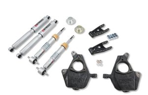 Chevrolet Silverado Suspension Lowering Kit - Front + Rear - Belltech - SP Shocks - `05-`06