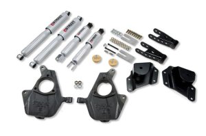Chevrolet Silverado Lowering Kit - Front and Rear - Belltech - Street Performance Shocks - `05-`06