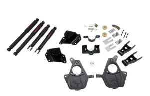 GMC Sierra Lowering Kit - Front + Rear - Belltech - ND2 Shocks - `99-`00