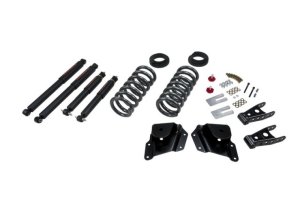 Chevrolet Sierra Suspension Lowering Kit - Front + Rear - Belltech - ND2 Shocks - `99-`06
