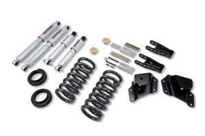 GMC Sierra Suspension Lowering Kit - Belltech - Street Performance Shocks - `99-`06