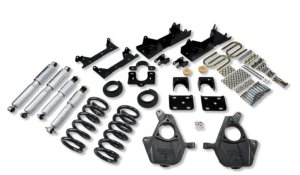 GMC Sierra Coilover Suspension Kit - Front + Rear - Belltech - Lowering Kit with SP Shocks - `01-`06