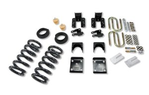 Chevrolet Silverado Coilover Suspension Kit - Front + Rear - Belltech - Complete Lowering Kit w/o Shocks - `04-`06