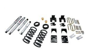 GMC Sierra Coilover Suspension Kit - Front + Rear - Belltech - Street Performance Shocks - `04-`06