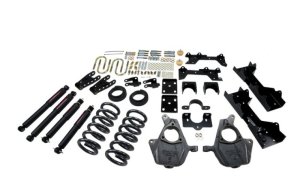 Chevrolet Silverado Coilover Suspension Kit - Front + Rear - Belltech - ND2 Shocks - `99-`00