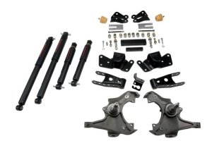 Chevrolet Sierra Coilover Suspension Kit - Front + Rear - Belltech - Nitro Drop 2 - `97-`00
