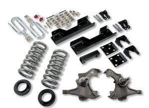 Chevrolet Silverado Coilover Suspension Kit - Front + Rear - Belltech - Complete Lowering Kit W/O Shocks - `97-`00