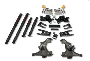Chevrolet Silverado 3/4 Ton Suspension Lowering Kit - Front + Rear - Belltech - Nitro Drop 2 - `97-`00