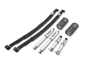 Dodge Durango Suspension Lowering Kit - Front + Rear - Belltech - Street Performance (SP) Shocks - `98-`03