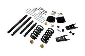 Dodge Ram 3500 Suspension Lowering Kit - Front + Rear - Belltech - Nitro Drop 2 Shocks - `94-`02