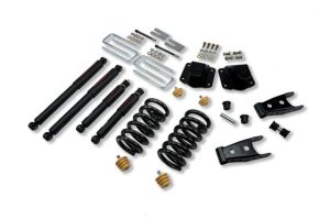 Dodge Ram 3500 Suspension Lowering Kit - Front + Rear - Belltech - Nitro Drop 2 Shocks - `94-`02