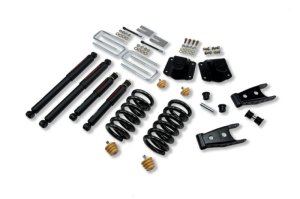 Dodge Ram 3500 Suspension Lowering Kit - Front + Rear - Belltech - Nitro Drop 2 Shocks - `94-`02