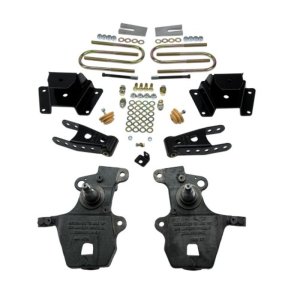 Ford Harley Series Suspension Lowering Kit - Front + Rear - Belltech - Complete Kit W/O Shocks - `97-`03