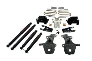 Ford Harley Series Lowering Kit - Front + Rear - Belltech - ND2 Shocks - `97-`03