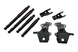 Ford Harley Series Lowering Kit - Front + Rear - Belltech - ND2 Shocks - `97-`03