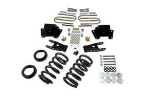 Ford Harley Lowering Kit - Front + Rear - Belltech - Complete Kit w/o Shocks - `97-`03