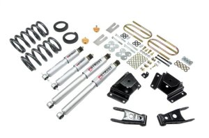 Ford Harley Series Lowering Kit - Front + Rear - Belltech - Street Performance Shocks - `97-`03