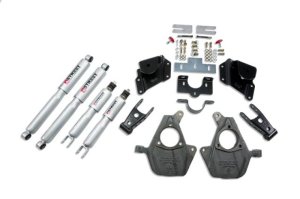 Chevrolet Sierra Coilover Suspension Kit - Front + Rear - Belltech - Street Performance Shocks - `05-`06