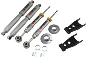 Ford F150 Suspension Lowering Kit - Front + Rear - Belltech - Street Performance Shocks - `09-`13