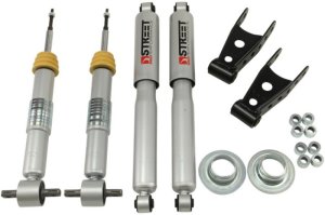 GMC Sierra 1500 Coilover Suspension Kit - Front + Rear - Belltech - Street Performance Shocks - `14-`18
