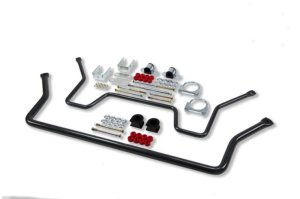 Chevrolet Safari Sway Bar Set - Front + Rear - Belltech - Anti-Swaybar Set - Gunmetal Grey - `85-`02