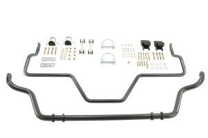 Nissan Titan Sway Bar Set - Front + Rear - Belltech - Anti-Swaybar Sets 5457/5557 - Gunmetal Grey - `04-`15 Nissan Titan Sway Bar Set - Front + Rear - Belltech - Anti-Swaybar Sets 5457/5557 - Gunmetal Grey - `04-`15