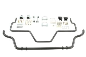 Nissan Titan Sway Bar Set - Front + Rear - Belltech - Anti-Swaybar Sets 5457/5557 - Gunmetal Grey - `04-`15