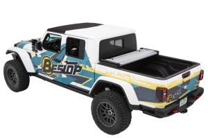 Jeep Gladiator Tonneau Cover - Bestop - EZ-Fold Soft Tri-Fold - Black Diamond - `20-`26 Jeep Gladiator Tonneau Cover - Bestop - EZ-Fold Soft Tri-Fold - Black Diamond - `20-`26