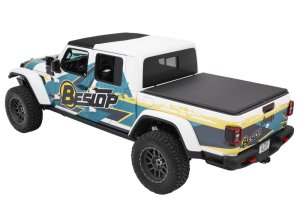 Jeep Gladiator Tonneau Cover - Bestop - EZ-Roll Soft - Premium Black Twill - `20-`26
