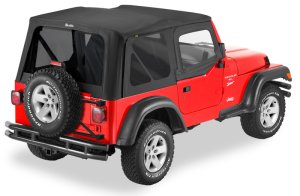 Jeep Wrangler TJ Soft Top - Bestop - Replace-A-Top - Black Diamond - `03-`06