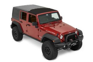 Jeep Wrangler JK Soft Top - Bestop - Sunrider for Hardtop - Premium Black Twill - `07-`18 Jeep Wrangler JK Soft Top - Bestop - Sunrider for Hardtop - Premium Black Twill - `07-`18