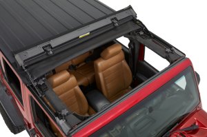 Jeep Wrangler JK Soft Top - Bestop - Sunrider for Hardtop - Premium Black Twill - `07-`18 Jeep Wrangler JK Soft Top - Bestop - Sunrider for Hardtop - Premium Black Twill - `07-`18