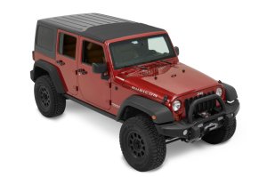 Jeep Wrangler JK Soft Top - Bestop - Sunrider for Hardtop - Black Diamond - `07-`18