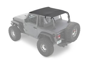 Jeep Wrangler JL Bikini Top - Bestop - Safari - Black Diamond - `18-`23 Jeep Wrangler JL Bikini Top - Bestop - Safari - Black Diamond - `18-`23