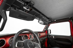 Jeep Wrangler JL Bikini Top - Bestop - Header Safari - Black Diamond - `18-`23 Jeep Wrangler JL Bikini Top - Bestop - Header Safari - Black Diamond - `18-`23