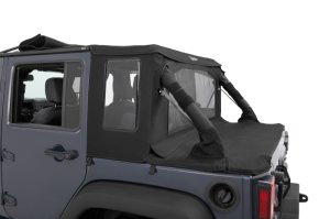 Jeep Wrangler JK 4-Door Soft Top - Bestop - Halftop - Black Diamond - `07-`18 Jeep Wrangler JK 4-Door Soft Top - Bestop - Halftop - Black Diamond - `07-`18