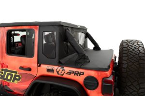 Jeep Wrangler JL Soft Top - Bestop - Halftop - Premium Black Twill - `18-`23 Jeep Wrangler JL Soft Top - Bestop - Halftop - Premium Black Twill - `18-`23