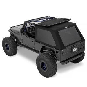 Jeep Wrangler TJ Unlimited Soft Top - Bestop - Trektop - Premium Black Twill - `04-`06 Jeep Wrangler TJ Unlimited Soft Top - Bestop - Trektop - Premium Black Twill - `04-`06