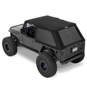 Jeep Wrangler TJ Unlimited Soft Top - Bestop - Trektop - Premium Black Twill - `04-`06