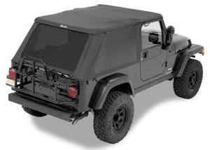 Jeep Wrangler TJ Unlimited Soft Top - Bestop - Trektop - Black Diamond - `04-`06