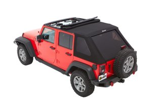Jeep Wrangler Soft Top - Bestop - Trektop Premium Black Twill - Black - `07-`18 Jeep Wrangler Soft Top - Bestop - Trektop Premium Black Twill - Black - `07-`18
