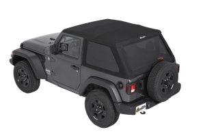 Jeep Wrangler JL Soft Top - Bestop - Trektop Premium - Black Twill - `18-`26