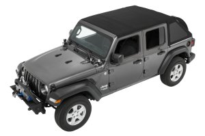 Jeep Wrangler JL Soft Top - Bestop - Trektop - Premium Black Twill - `18-`26 Jeep Wrangler JL Soft Top - Bestop - Trektop - Premium Black Twill - `18-`26
