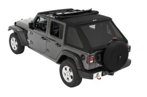 Jeep Wrangler JL Soft Top - Bestop - Trektop - Premium Black Twill - `18-`26 Jeep Wrangler JL Soft Top - Bestop - Trektop - Premium Black Twill - `18-`26
