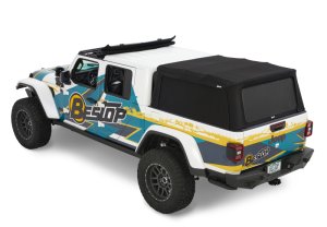 Jeep Gladiator Truck Bed Cap - Bestop - Supertop for Truck 2 - Black Diamond - `20-`26 Jeep Gladiator Truck Bed Cap - Bestop - Supertop for Truck 2 - Black Diamond - `20-`26