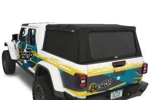 Jeep Gladiator Truck Bed Cap - Bestop - Supertop for Truck 2 - Black Diamond - `20-`26 Jeep Gladiator Truck Bed Cap - Bestop - Supertop for Truck 2 - Black Diamond - `20-`26