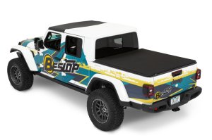Jeep Gladiator Tonneau Cover - Bestop - Supertop Truck 2 - Black Diamond - `20-`26