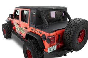 Jeep Wrangler Soft Top - Bestop - Premium Black Twill - Black - `18-`23 Jeep Wrangler Soft Top - Bestop - Premium Black Twill - Black - `18-`23