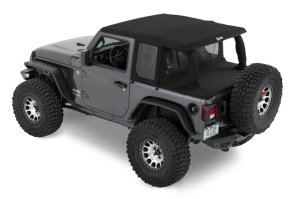 Jeep Wrangler JL Soft Top - Bestop - Halftop Conversion Kit - Premium Black Twill - `18-`26 Jeep Wrangler JL Soft Top - Bestop - Halftop Conversion Kit - Premium Black Twill - `18-`26